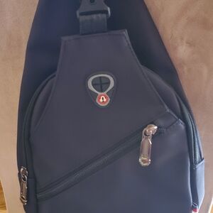 Stylish Black Men's Sling Bag